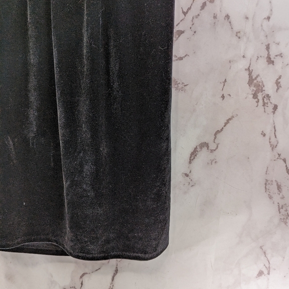 Urban Outfitters Dress Womens Small Black Velvet Fairycore Mini Holiday Cut Out - Picture 4 of 9